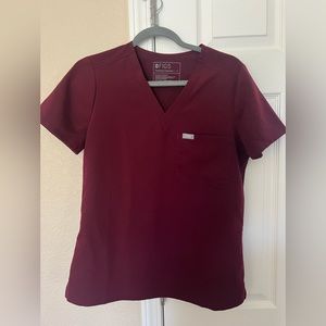 Maroon Figs scrubs. Jogger pant, (not high waisted)!